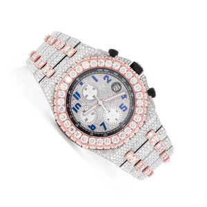 Reloj Cronógrafo Iced Quartz con Bisel de Diamantes, Reloj de Pulsera de Lujo - Product Image 3