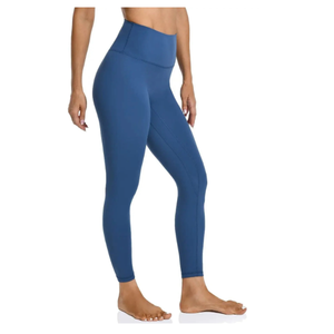 Leggings de Yoga de Cintura Alta para Mujer, con Diseño Curvo en la Espalda, de Spandex/Nailon, Transpirables y Elásticos, para Entrenamiento y Fitness - Product Image 3