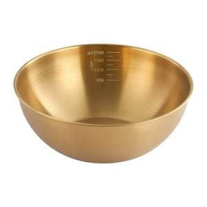 Bol à salade de luxe sur mesure de haute qualité, fabriqué en Inde, design admirable, en acier inoxydable, pour servir des desserts lors de fêtes - Product Image 5