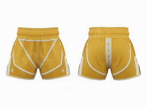 Shorts de Muay Thai à séchage rapide, respirants, confortables, coupe ample, haute performance, pour la lutte en ring, avec logo personnalisé - Product Image 4