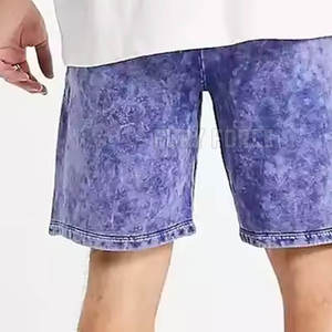 Shorts de bain tie-dye pour hommes, taille mi-haute élastique, décontractés, style tissé respirant pour l'été - Product Image 2