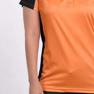เสื้อโปโลผู้หญิงแบบ OEM สั่งทำพิเศษ แขนสั้น สีตัดต่อ แห้งเร็ว สปอร์ต ทรงปกติ ใส่ได้ทั้งฤดูใบไม้ผลิและฤดูร้อน - Product Image 2