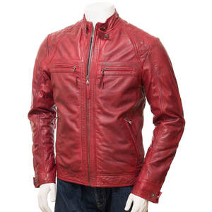 Veste en cuir véritable pour homme, style streetwear, taille personnalisée, décontractée, pour l'hiver, imperméable, coupe-vent, respirante, prix bas, tendance - Product Image 1