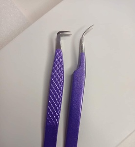 Vired Impex High Quality Eyelash Extension Tweezers Stainless Steel <b>Precision</b> <b>Tools</b> Set Anti-magnetic Acid-resistant Toothed - Product Image 6