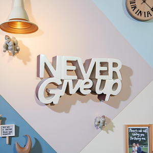 Adorno de Madera Decorativo Pintado en Blanco, Diseño Creativo para Decoración de Mesa o Decoración Personalizada para Oficina o Habitación - Product Image 1