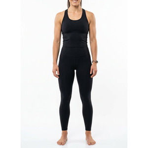 Ensemble de yoga sans couture pour homme, grande taille, composé d'un haut court et d'un legging taille haute, dos nageur, col rond, longueur intégrale, 2 pièces - Product Image 4
