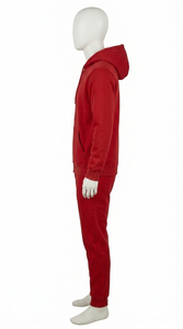 <b>Men</b> Half <b>Zip</b> Tracksuit With High Neck Pullover And Matching <b>Jogger</b> Pants For Workout Training Casual Wear And Private Label - Product Image 3