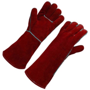 Gants de soudage en cuir de vachette de haute qualité, résistants à l'abrasion, pour travaux lourds, protection industrielle, lutte contre les incendies - Product Image 2