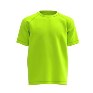 เสื้อยืดคอกลมแขนสั้นผู้ชาย สีขาว ผ้าโพลีเอสเตอร์ ทรงปกติ สวมใส่สบาย ระบายอากาศได้ดี ผ้าถักเนื้อเรียบ ดีไซน์เรียบง่าย น้ำหนัก 180 กรัม รับสั่งทำ - Product Image 6