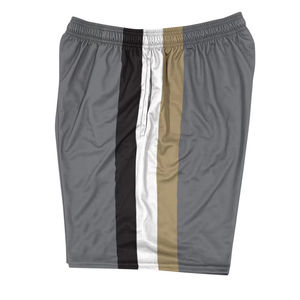 Uniforme de lacrosse entièrement personnalisable, logo, maillot à manches courtes, short, polyester 100% de qualité supérieure, respirant, col en V, taille élastique - Product Image 3