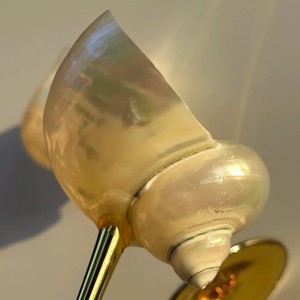 Verre à vin en coquillage marin de qualité supérieure avec un design élégant inspiré de l'océan, cadeaux de déménagement, nouveauté - Product Image 5