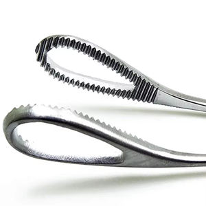 Instrument médical allemand en acier inoxydable : Pince à éponges et à pansements, Pince à éponges courbée, Pince à éponges fine - Product Image 5