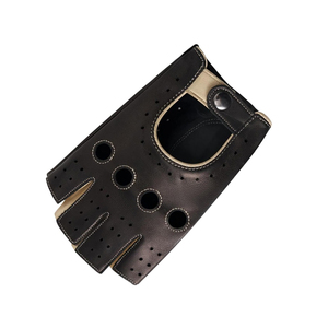 Work <b>Gloves</b> Leather For Driver Hand And ARM Safety Half Finger <b>Thin</b> Section Breathable Bike Driver Sun defence <b>Gloves</b> - Product Image 6