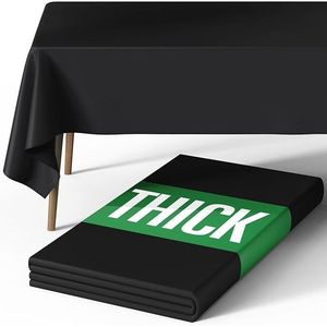 Durable 60\" X 84\" <b>Rectangle</b> Polyester <b>Tablecloth</b> for Outdoor Parties Reusable & Washable Protection - Product Image 1