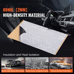 Materiale Fonoassorbente in Cotone per Auto 80 Mil 36 Sqft, Isolamento Acustico Automobilistico, Antivibrazioni VibraGuard - Product Image 2