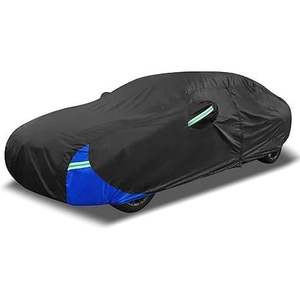 Housse de voiture complète imperméable 3L, protection contre la neige, le soleil et la pluie, ajustement universel pour berline 178-185 pouces, housse de voiture tout temps pour l'extérieur - Product Image 1