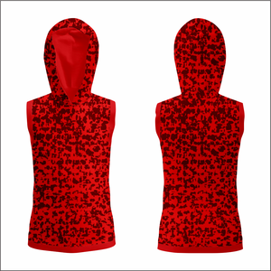 Veste coupe-vent sportive pour homme personnalisée avec logo sur le devant, écologique et réversible, avec capuche rembourrée - Product Image 6