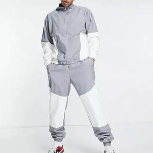 Survêtement unisexe personnalisé 2025 – Collection automne streetwear – Coupe-vent imperméable de haute qualité avec cordon de serrage – Tailles plus pour hommes – Couleur unie - Product Image 1