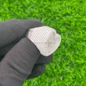 Luxury Hip Hop Fine <b>Rings</b> Customizable 925 Sterling <b>Silver</b> VVS Baguette Moissanite Diamond Iced Heart Bling <b>Rings</b> <b>for</b> <b>Men</b> Women - Product Image 5