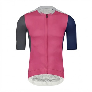 Maillot de cyclisme de haute qualité, respirant, à manches courtes, pour l'été, vente en gros, personnalisable, unisexe, 100% polyester, faible MOQ - Product Image 3