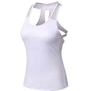 Hot Sale Women's Seamless Workout Tank <b>Top</b> Yoga Wear Customized Design Running Fitness Casual Jersey Printed - Product Image 4