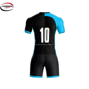 2024 nuevos conjuntos de camisetas de equipo de uniformes de fútbol de manga corta con diseño de ropa de fútbol de servicio OEM personalizado - Product Image 5