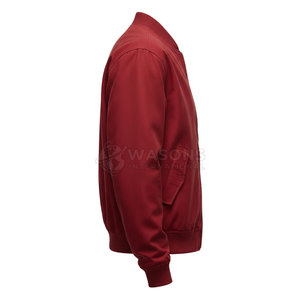 Light <b>Weight</b> Stylish Breathable Winter <b>Stand</b> Collar Front Logo Bomber Jacket Premium Quality Top Selling Men - Product Image 4