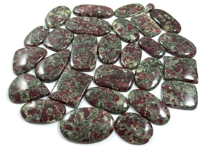 Pierres précieuses naturelles en vrac, cabochons en eudialyte, pierres facettées, fournisseur en gros de cristaux, exportation en Inde - Product Image 3
