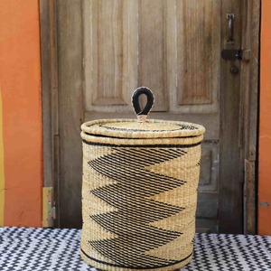 Natural Eco-Friendly <b>Seagrass</b> <b>Storage</b> <b>Baskets</b> with Handles Rectangle Shape Rustic Style Multi-Purpose Home Organization - Product Image 3