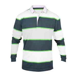 Maillot de rugby respirant et doux pour homme, manches longues, personnalisé, 100 % polyester, uni ou imprimé, respirant. - Product Image 4