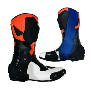 Professional Leather Motorbike Shoes Racing Jersey Custom Waterproof Quick Dry Motorcycle <b>Boots</b> Top Selling Made in Pakistan - Product Image 1