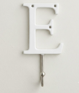 Premium E Alphabet Design Wall <b>Hook</b> With Modern Style Perfect For Bathroom Clothes And Towel Storage - Product Image 2