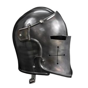 Réplica de Casco Redondo de Metal Estilo Antiguo con Acabado Pulido, Artículo Coleccionable - Product Image 3
