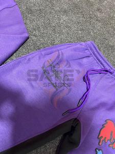 Wholesale Designer Custom Dept Men's High Quality Gallery Casual Flared <b>Jogger</b> Pant Elastic Waistband <b>Stacked</b> Sweatpants for Men - Product Image 2