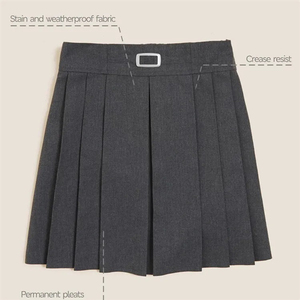 Nouvelle tenue scolaire OEM en coton mélangé, respirante, confortable et durable, chemise, pantalon, jupe, tailles personnalisées, approvisionnement en gros - Product Image 2