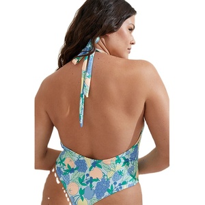 บอดี้สูทออกแบบใหม่ล่าสุดสำหรับผู้หญิง พิมพ์ลายด้วยความร้อน ทรงเซ็กซี่ กระชับหน้าท้อง ใส่สบาย ระบายอากาศได้ดี ไซส์พลัส ขายส่ง - Product Image 5