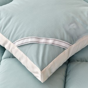 Colchoneta Plegable Acolchada y Refrescante, de Microfibra de Color Sólido, 400 Hilos, para Uso Doméstico, Protector de Colchón Plegable para Todas las Estaciones - Product Image 5