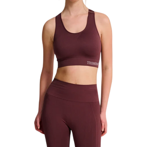 Soutien-gorge de sport TRIMMY SPORTS pour filles, simple, sans coutures, à maintien élevé, respirant, écologique, séchage rapide, noir, pour entraînement, fitness, yoga - Product Image 1