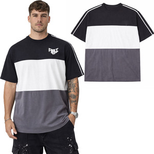 เสื้อยืดคอตตอนหนาน้ำหนักมากทรงโอเวอร์ไซส์สำหรับผู้ชาย สีพื้น สไตล์สตรีทแวร์ คอกลม ทรงหลวม ผลิตในอเมริกา รับผลิตแบบ OEM ODM - Product Image 1