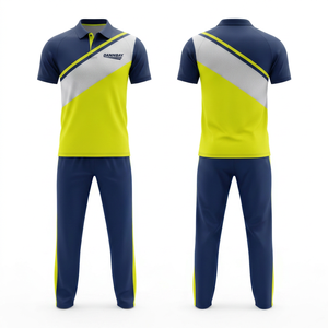 <b>Cricket</b> Uniform Set Breathable Lightweight Unlimited Sublimation Design Options | Men Women Adult <b>Cricket</b> Wears Polo Shirt - Product Image 1