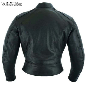 Traje de seguridad para motocicleta de color negro sólido y resistente, a un precio razonable, el producto más nuevo, trajes de cuero para motocicleta para hombre - Product Image 4