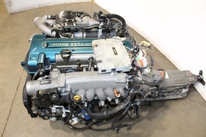 Motor TOYOTA JDM 2JZ GTE 3.0L TWIN TURBO. Arnés de la ECU para Transmisión Automática - Product Image 4