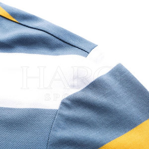 เสื้อโปโลผู้ชายสุดเทรนดี้พร้อมปกติดกระดุม ดีไซน์แขนสั้นผ้าเนื้อบางเบาสำหรับสวมใส่ในชีวิตประจำวันแบบลำลอง - Product Image 3