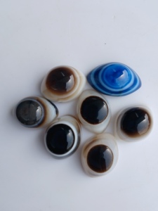 Ojo de Ágata Natural, Gema Suelta, Cabujón de Fantasía, en Bruto y Pulido, para Joyería, Anillos, Colgantes, Gemas - Product Image 6