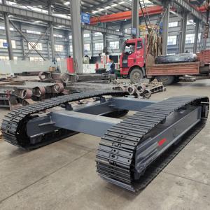 ติดตามช่วงล่างโครงเหล็กระบบแชสซีเหล็กพร้อมมอเตอร์ไฟฟ้า380V 10ตัน12ตัน15ตัน20ตัน - Product Image 4