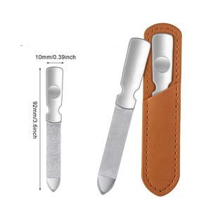 Lima de Uñas Portátil de Doble Cara, Personalizable, de Acero Inoxidable Profesional de Alta Calidad - Product Image 4