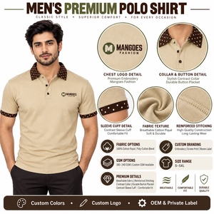 Chemises Polo de Golf pour Hommes en Polyester 100% Personnalisées avec Logo Brodé et Imprimé en Gros - Product Image 6