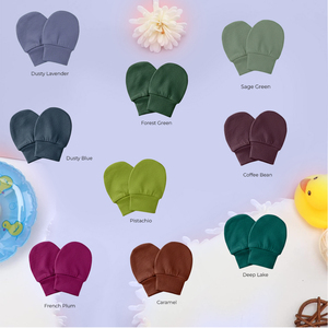 Mitaines pour bébé respirantes en coton doux ou en coton de bambou pour un confort optimal - Product Image 6