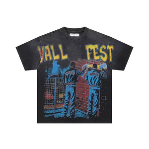 T-Shirt da Uomo All <span class=keywords><strong>Lives</strong></span>, Vestibilità Regolare, Stile Street, Manica Corta, Logo Frontale, Collo Tondo, 100% Cotone Traspirante - Product Image 3