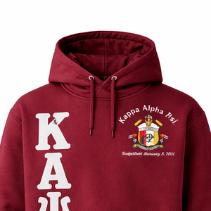 Sudadera con Capucha Personalizada para Fraternidad Griega, Sudadera Premium Bordada para Hermandad y Fraternidad, Sudadera con Capucha con Letras Griegas al por Mayor, Sudadera Personalizada para Fraternidad - Product Image 2